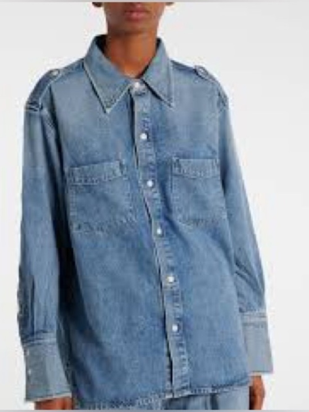 Citizens of Humanity Ari Denim Heavyweight Shacket Overshirt NWOT Large